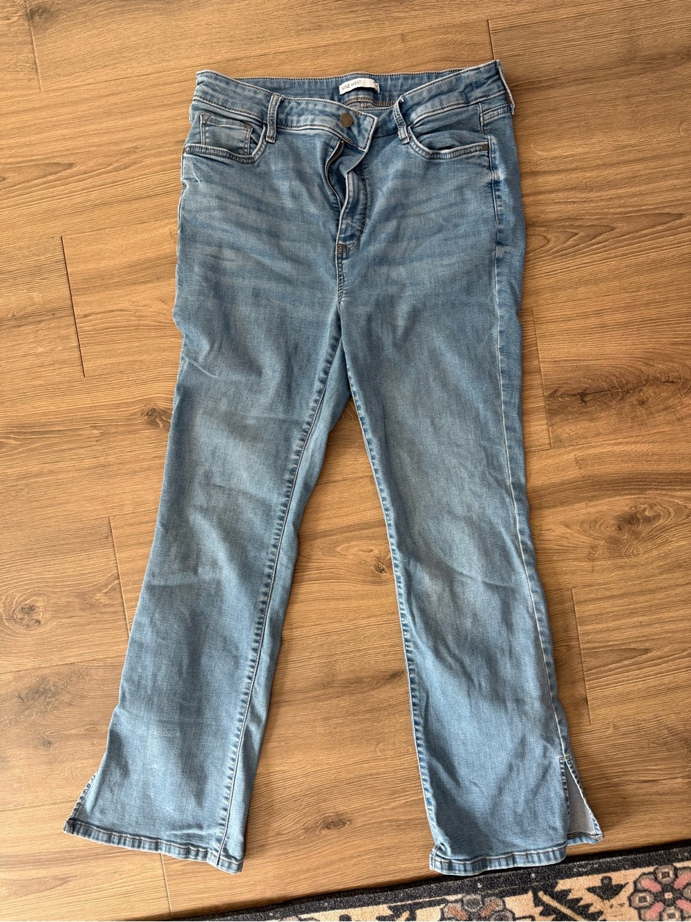 Nine West Light Blue Boot Cut Jeans